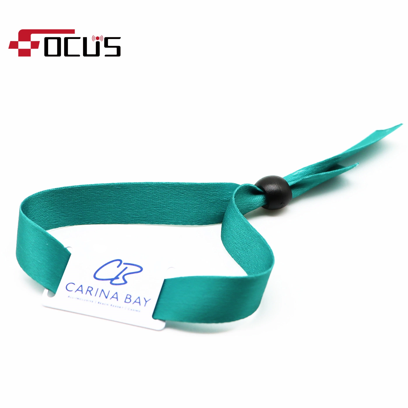 Disposable Waterproof Customized Unique Qr Code NFC RFID Woven Wristband/Fabric Bracelet