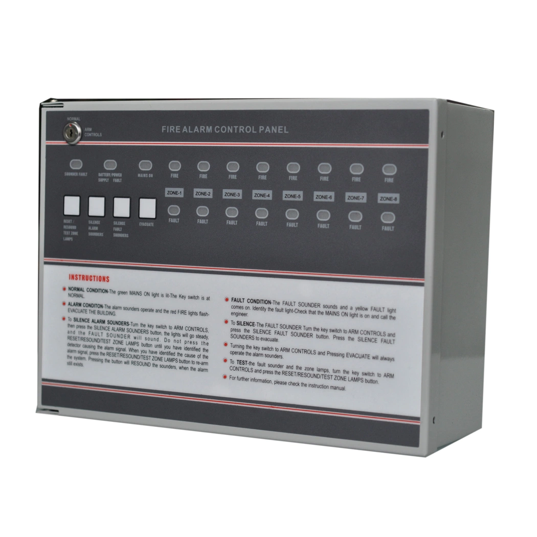 Smoke Detection Control Panel Conventional Fire Alarm Panel with Cheap Price