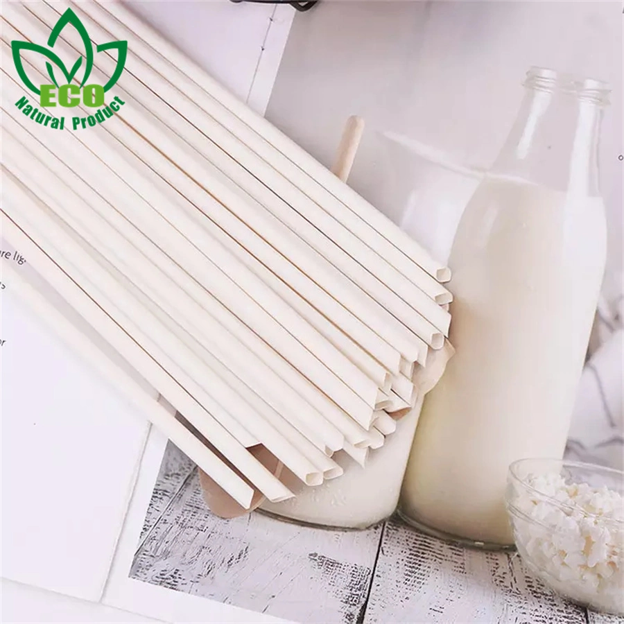 Wholesale/Supplier Disposable Boba Drinking Biodegradable Eco Friendly Bamboo Fiber Straw