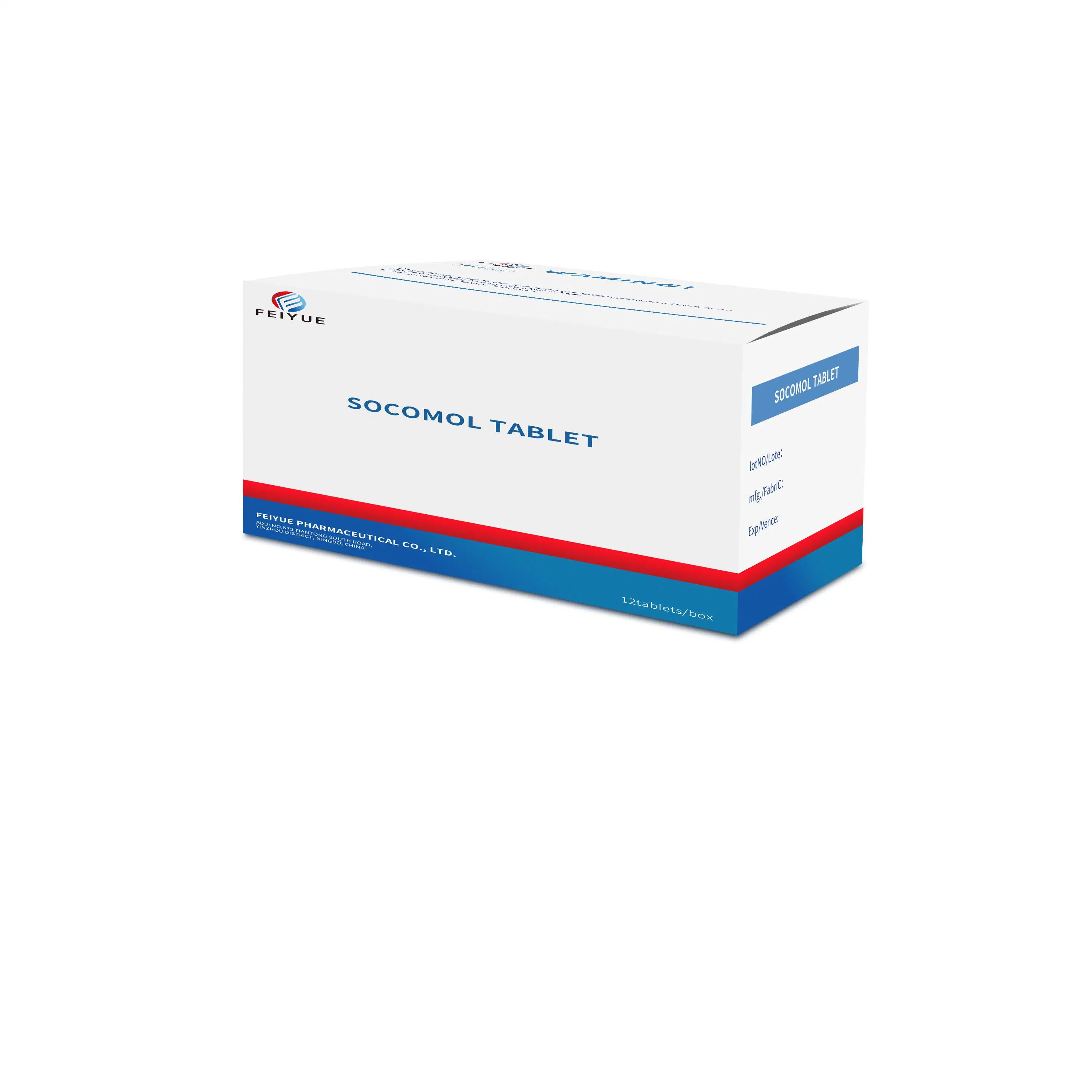 Socomol Tablet /Pareacetamol Diclofenac Sodium Tablet 325mg+50mg