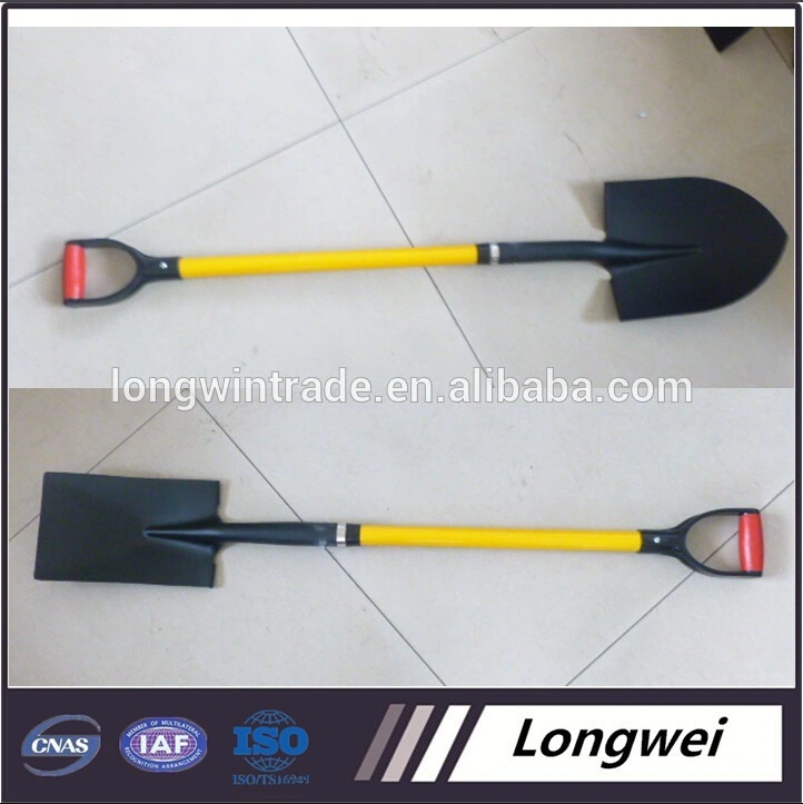 Good Quality Agricultural Carbon Steel Construction Shovel Wooden Handle Shovel