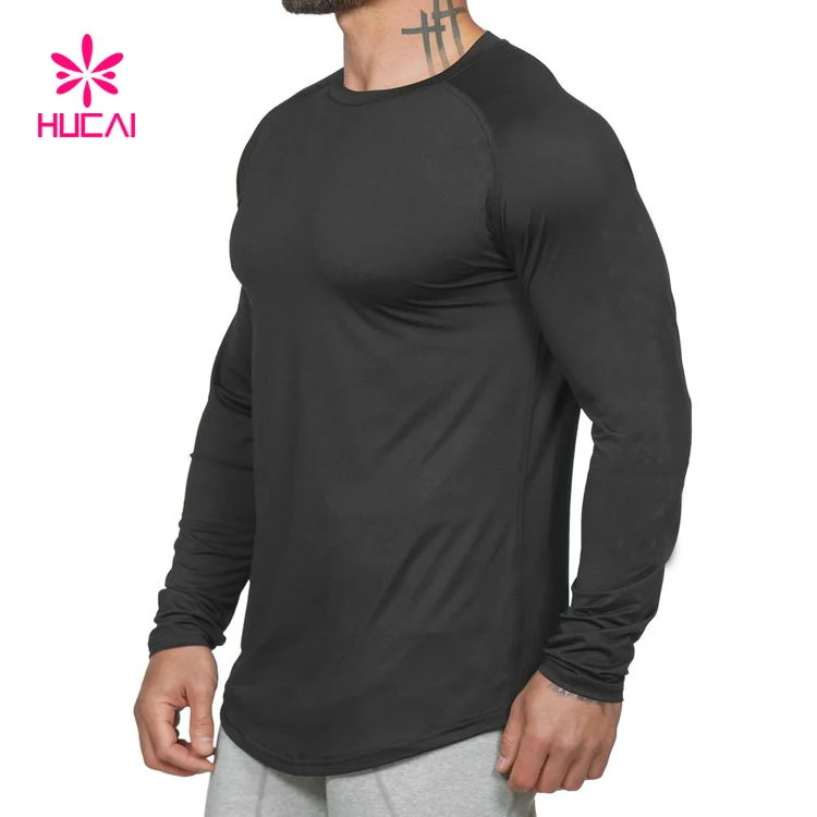 Logotipo personalizado a los hombres Sudaderas Pullover Professional Gimnasio hombres camisas de manga larga