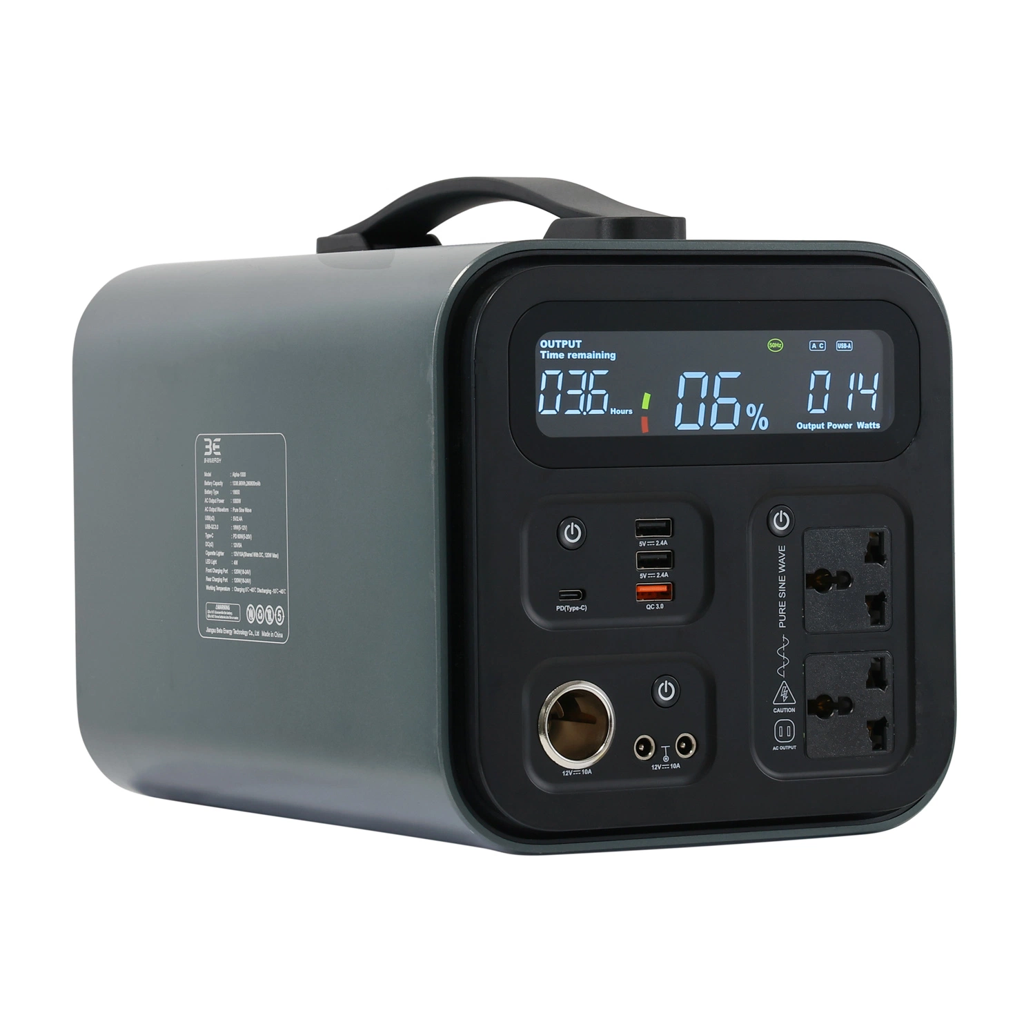 1000 Watt Solar Generator CPAP Power Supply For Camping