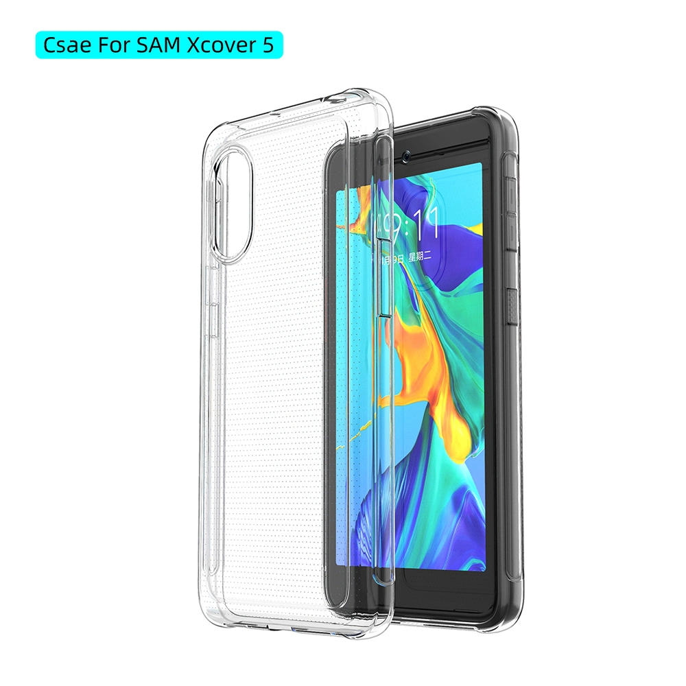 for Samsung Galaxy Xcover 5 Crystal Clear Super Slim TPU Phone Protective Case