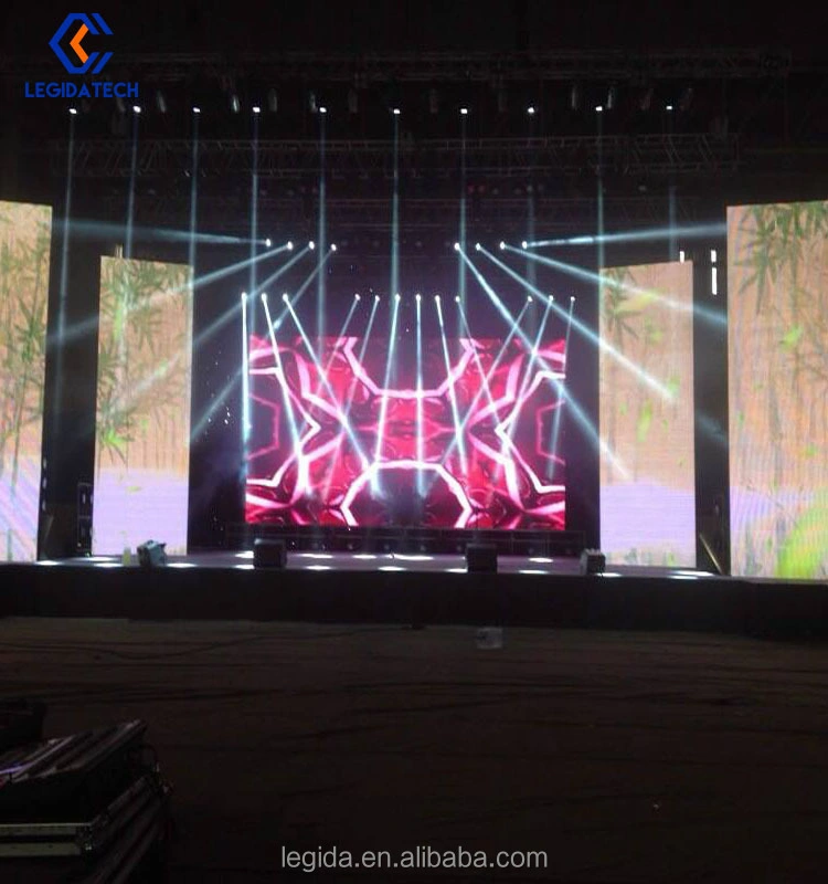 Legidatech LED Rental LED Screen P3.91 Full Color Display Current0sharing Never Go Black Video Full Colour Customized Die-Casting Aluminum