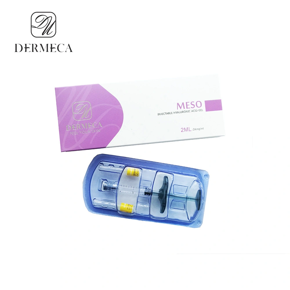 Dermeca 2ml Gel De Hialuronato De Sodio Medico Skinbooster Meso 2ml