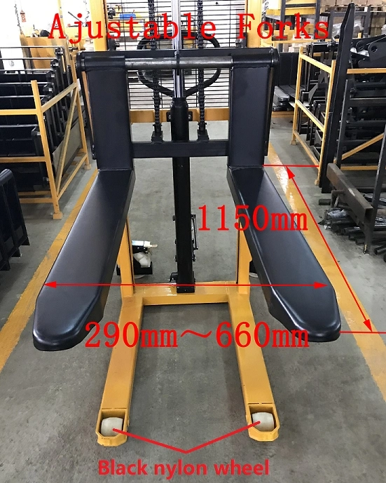 Cholift CE/TUV/ISO Sda1020 los mástiles de la doble 1t 2m apilador Manual Proveedor