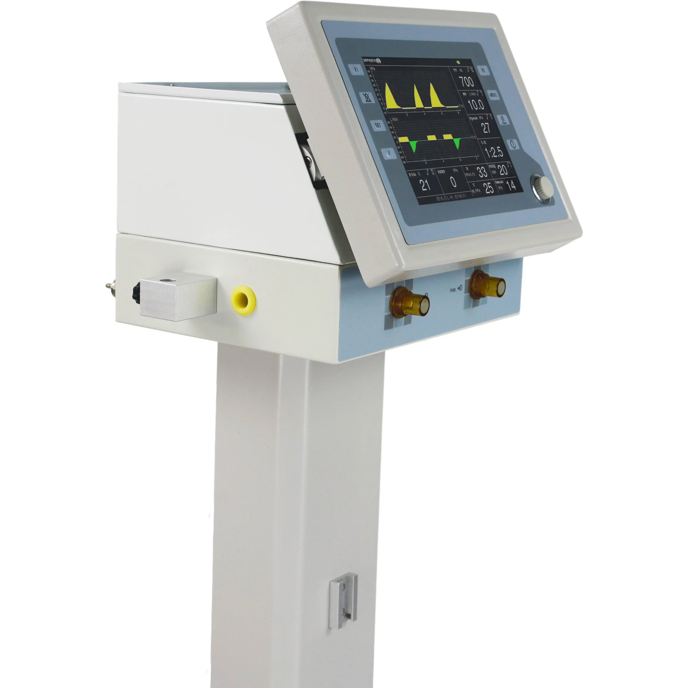 Automatic Medical ICU Ventilator with 10.4 Inch High Visibility Color TFT Display