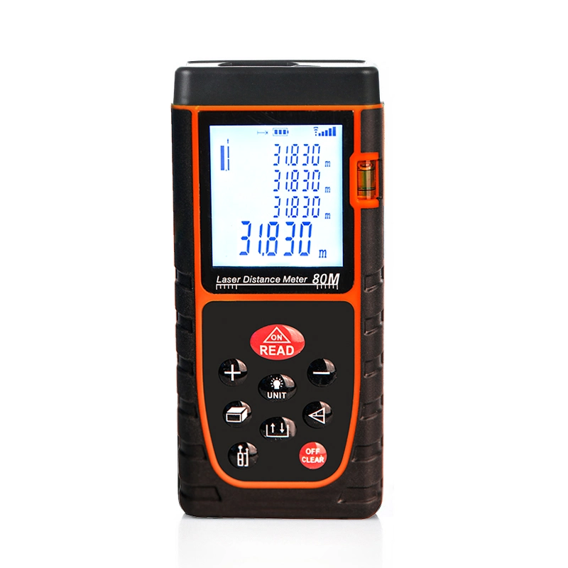 80m Portable Laser Distance Meter Infrared Rangefinder Digital Electronic Handheld Laser Measure