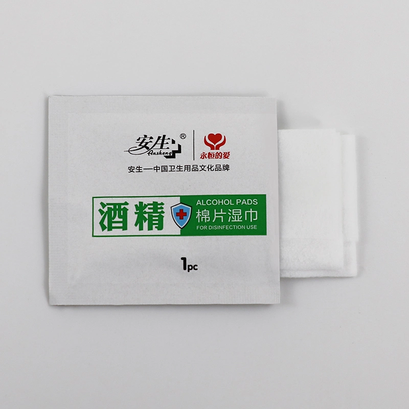 2021 Best Selling China Cheap Sterile Medical 70% Isopropyl Non-Woven Alcohol Pad