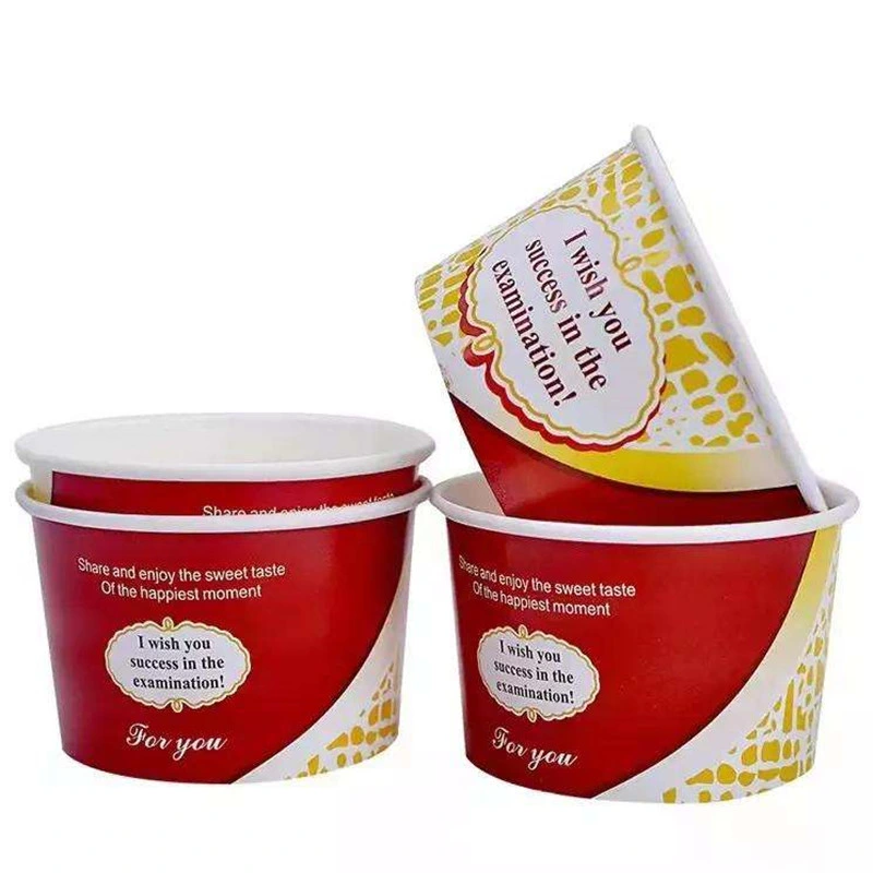 Made in China Disposable Eco-Friendly Soup Bowl Paper Wholesale/Supplier Paper Bowl Design Ice Cream Cup