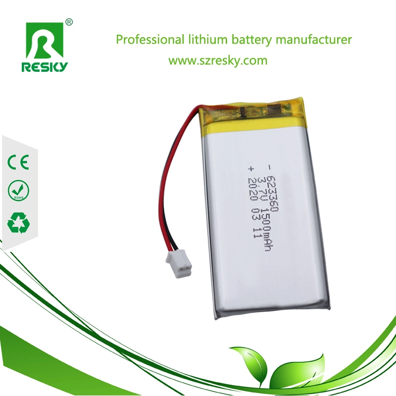 654065 células de bateria de 3,7V Lipo 2000mAh para telemóvel