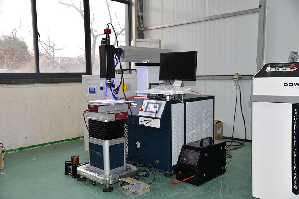 YAG Spot Laser Welders Aluminum Alloy Sheet and Cast Repair Automatic Laser Welding Machine 400W for Plastic Injection Mold