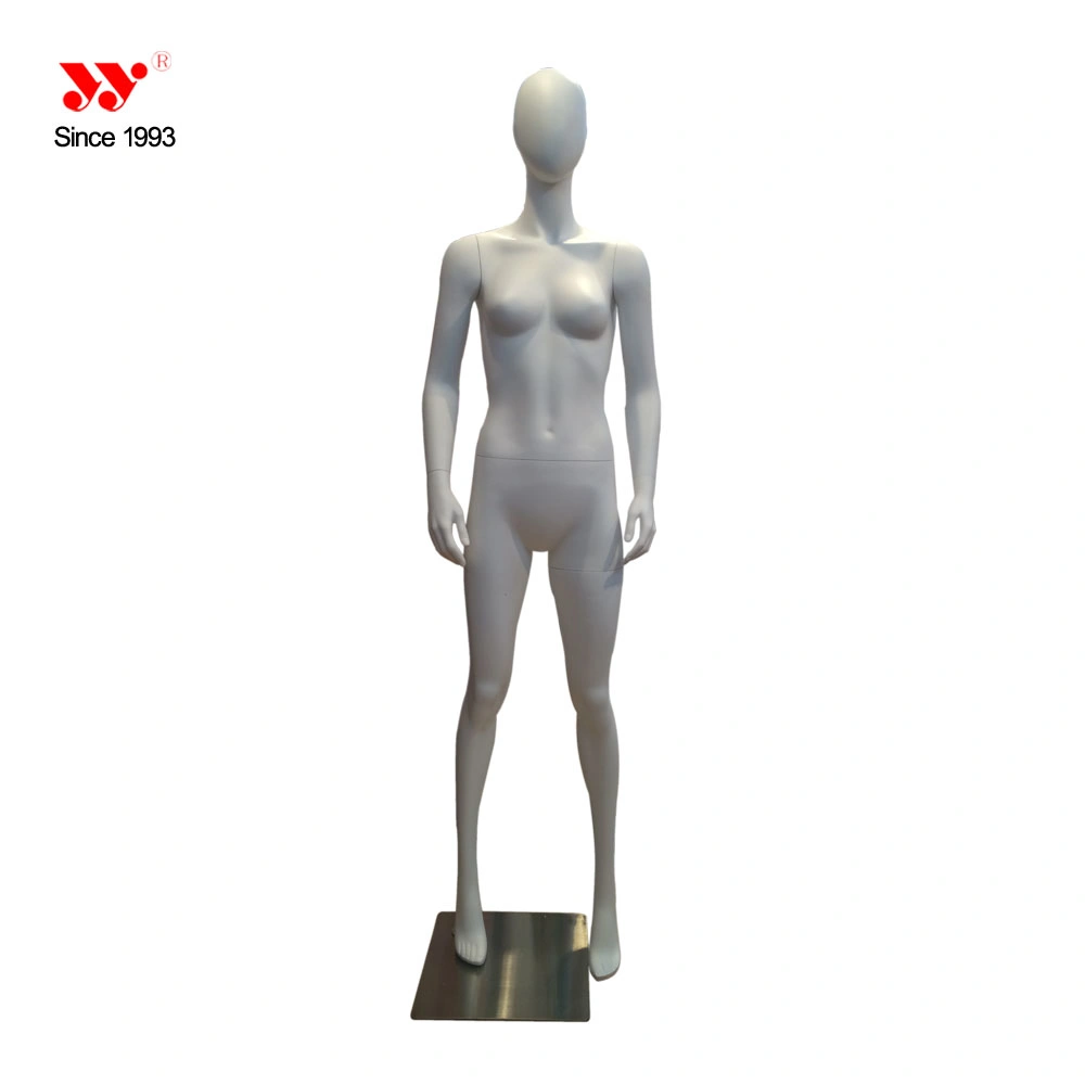 Women's Egg Head Fiberglass Mannequin Abstract Human Body