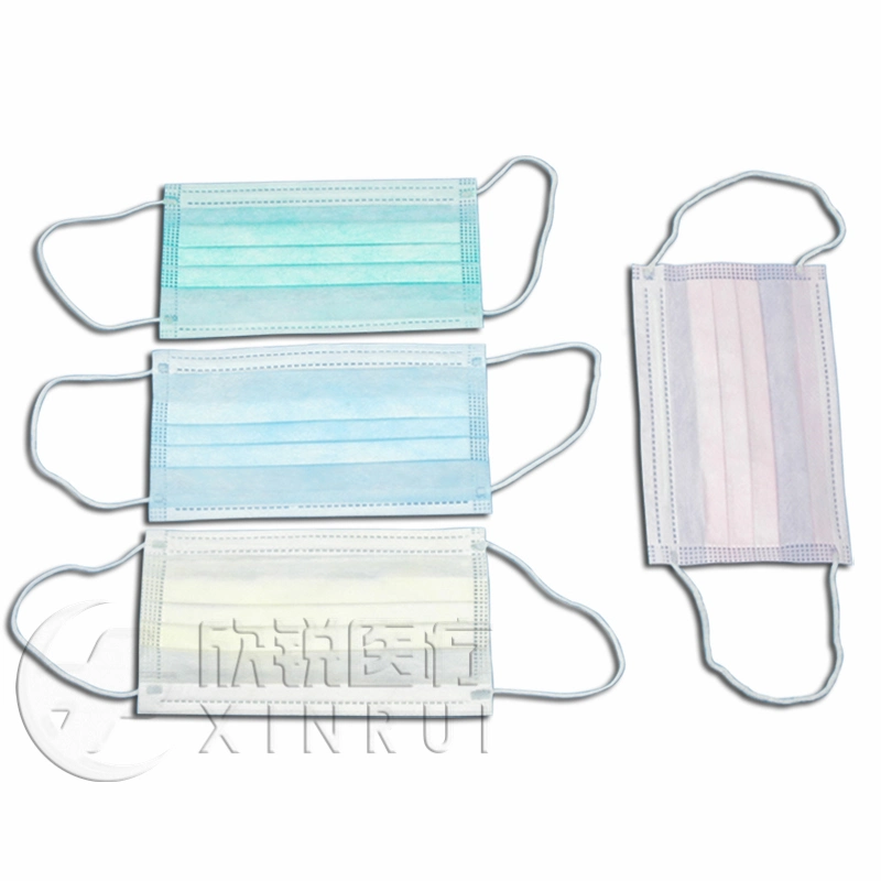 Disposable 3-Ply Non-Woven Children's Face Mask with Ear Loop