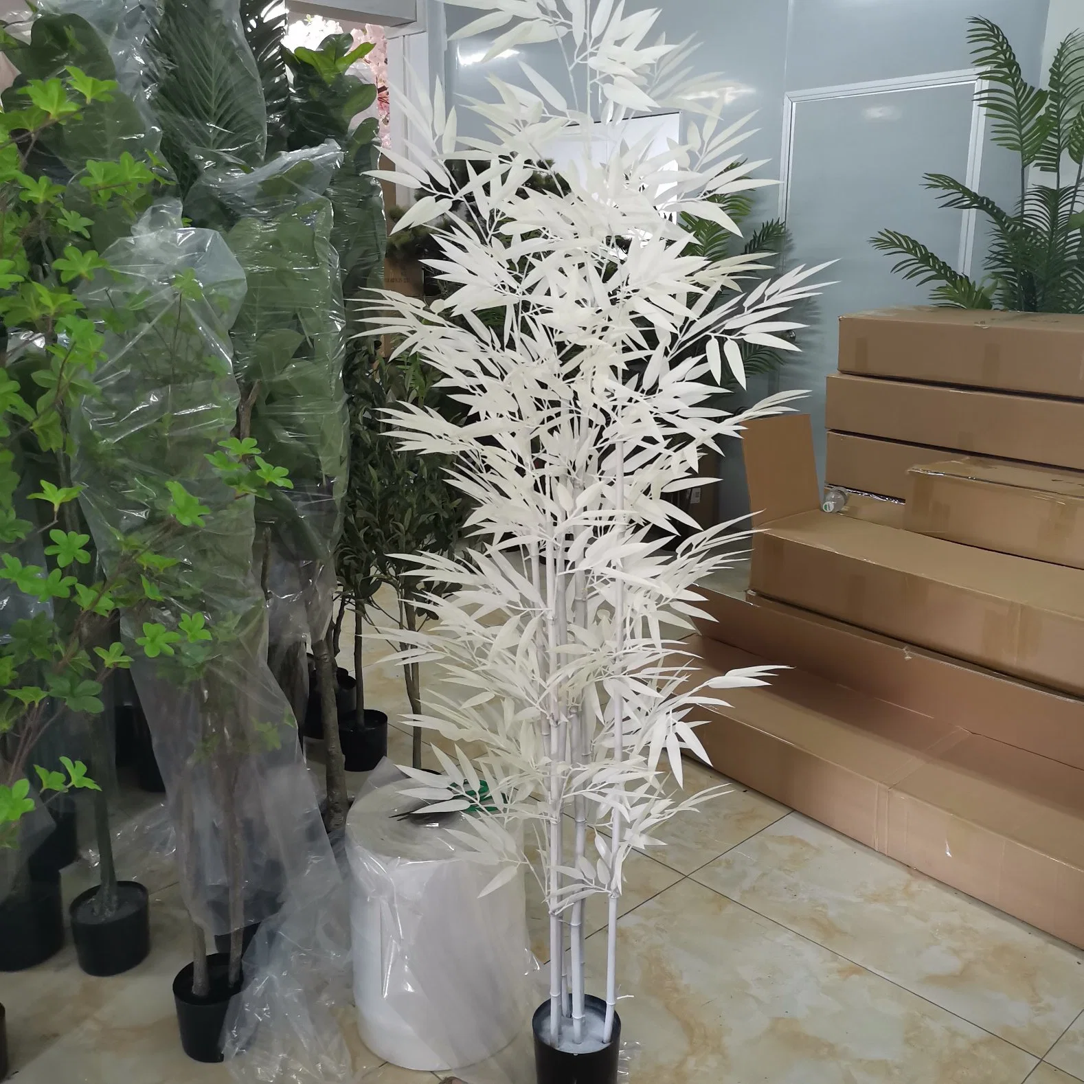 High quality/High cost performance  Hot Sale Green Artificial Plants Bamboo Tree for Outdoor Decorative