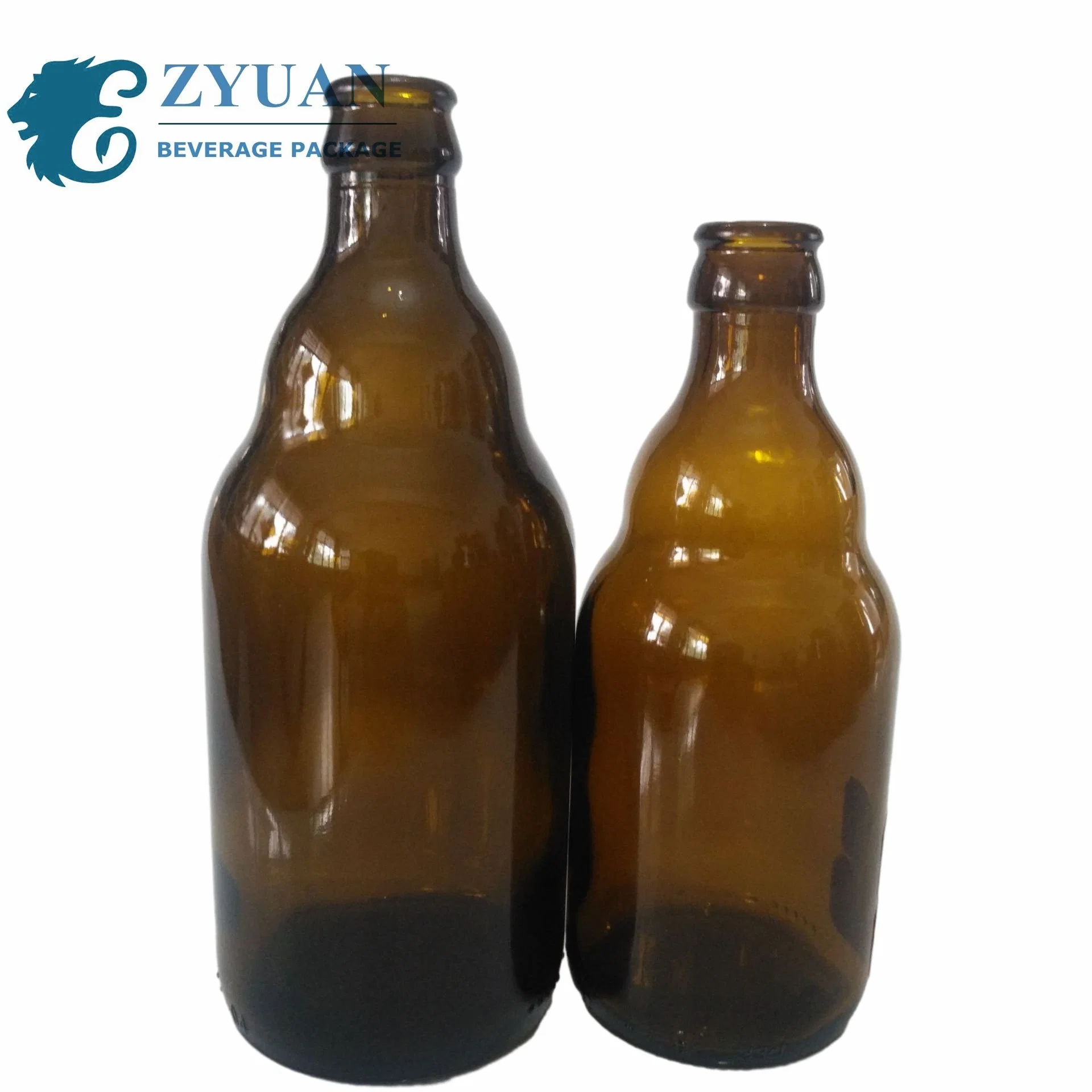 Custom Round Glass Clear Bottle 250 330 375 500 700 750 1000ml 7 8 10 12 16 22 24 32oz Amber Flint Brown Green Blue Pony Big Mini Small Stubby Craft Beer Bottle