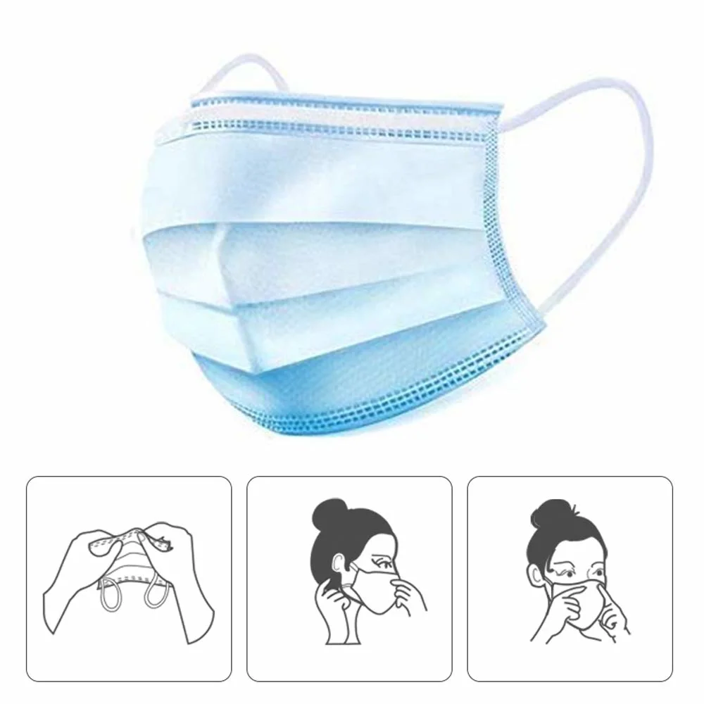 Hot Selling Hospital Supply Anesthesia Surgical Colored Disposable Medcial Mask