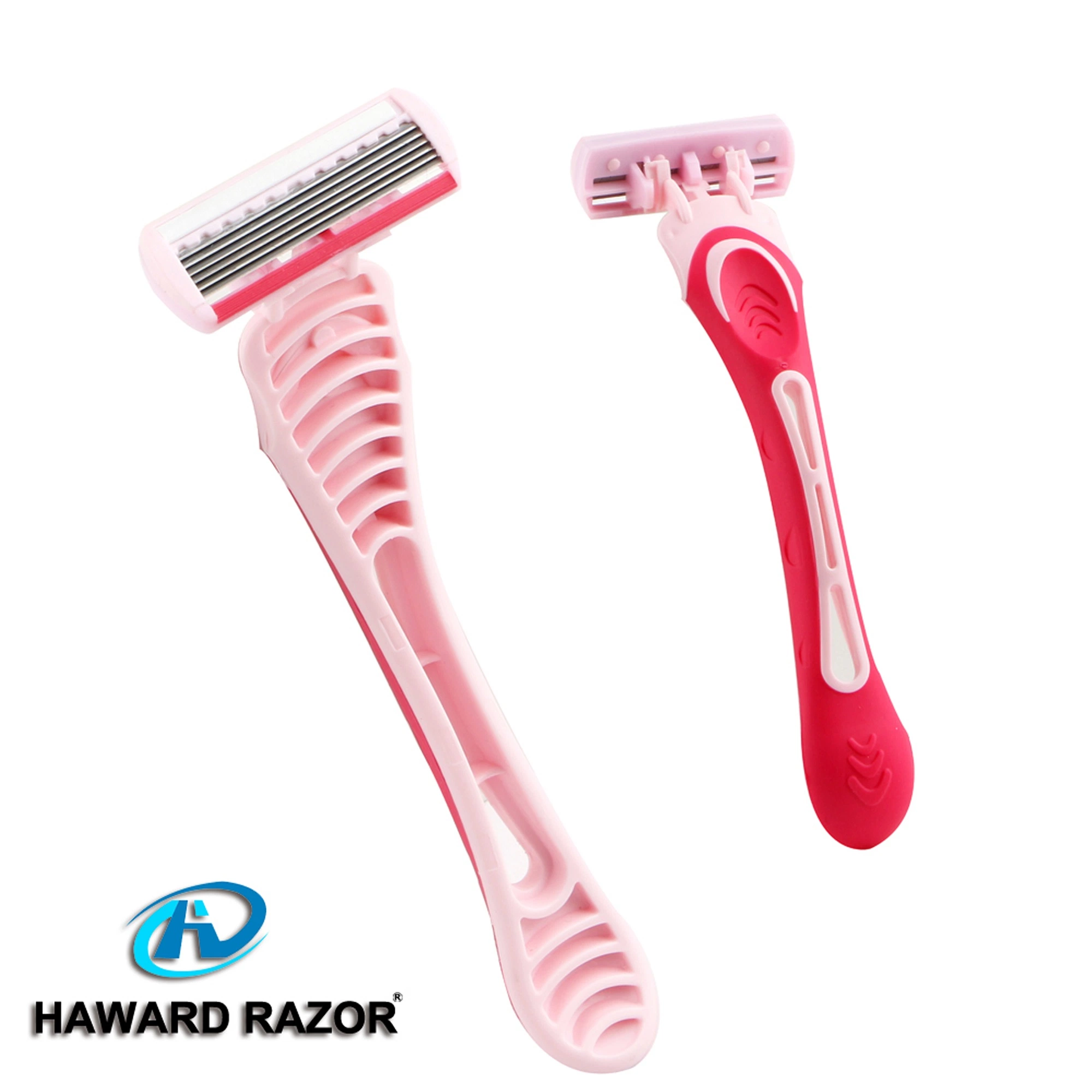 D615L Good Quality Imported Stainless Steel Six Blade Disposable Razor