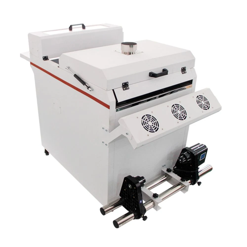 Best Quality Automatic 60cm Dtf Pet Film Printer L3200/I1600 Heat Transfer Press Printing Machine for T-Shirt with Powder Shaker
