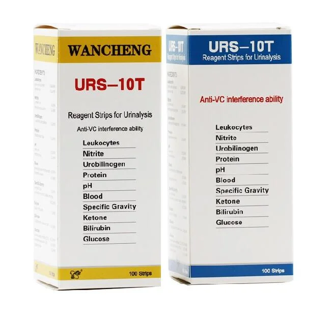 L'analyse de l'urine 3v 10v Paramètres Glucose les bandelettes de test de pH de la créatinine Infection des voies urinaires bandelette de test de l'urine