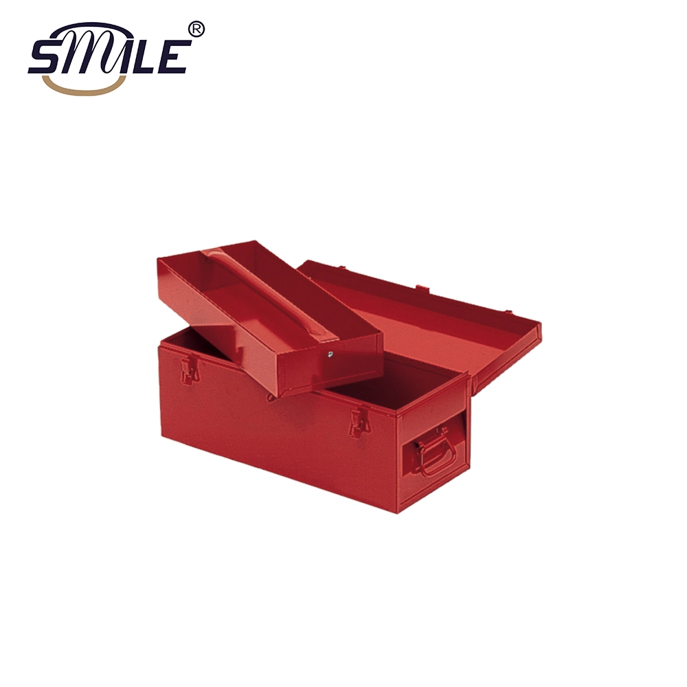 Smile Wholesale/Supplier Price Hand Tools Layer Metal Tool Box Iron Tool Box