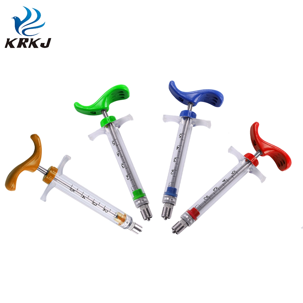 Factory Outlet Veterinary Plastic Steel Syringe K Type Tpx