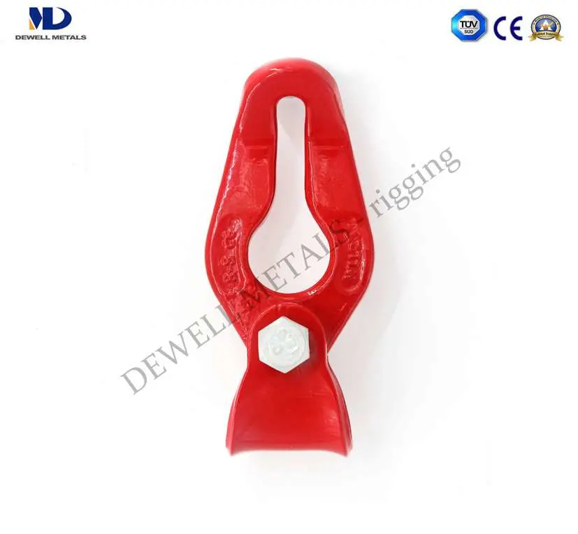 Rigging Hardware Red Painted Powder Plastified Alloy Steel Forged for Logging Connector