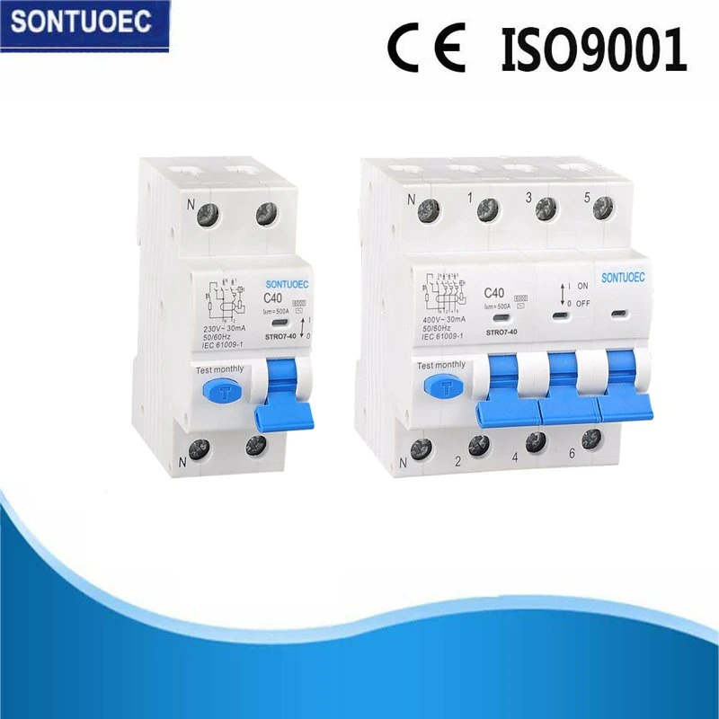 RCBO a Type and AC Type Stro7-40 Residual Current Operated Circuit-Breaker