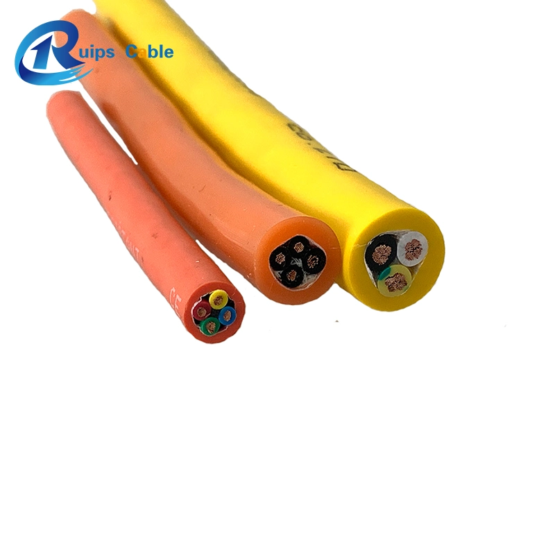 H05ss-F/H05sst-F High Temperature Resistance Tinned Copper Conductor Silicone Flexible Rubber Cable