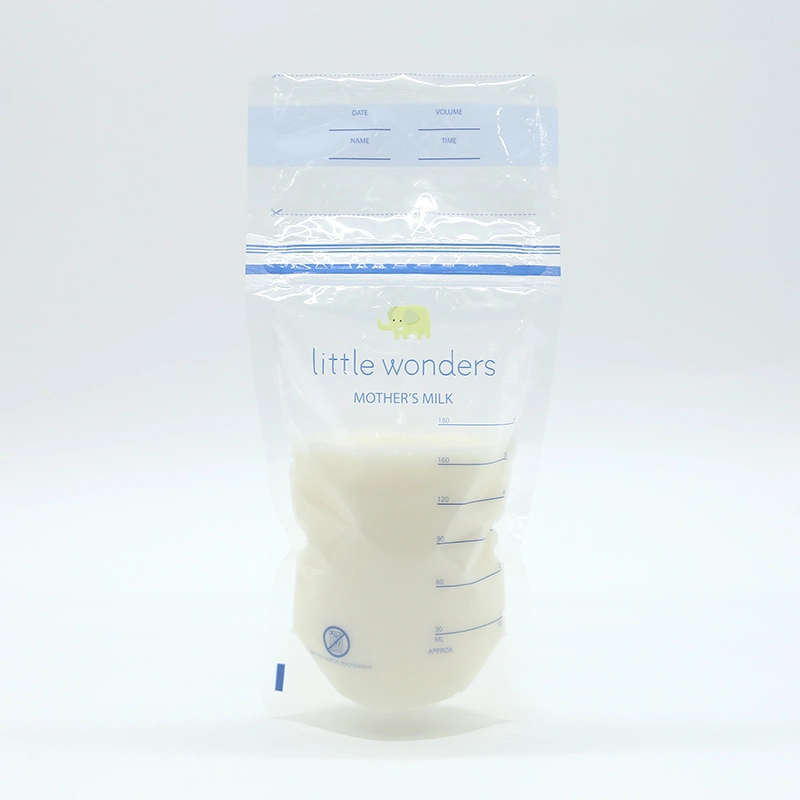 6oz 8oz Pre-Sterilizing Breastmilk Storage Bags with Your Brand OEM Supplier