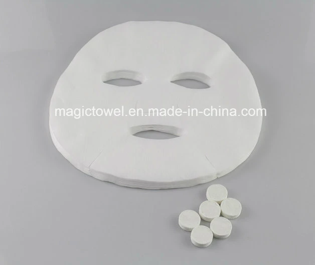 Mascarilla facial desechable DIY comprimido de belleza estética