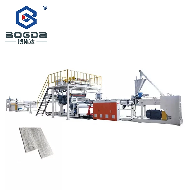 Bogda Plastic Spc Click Lock Vinyl Plank Flooring Extrusion Line