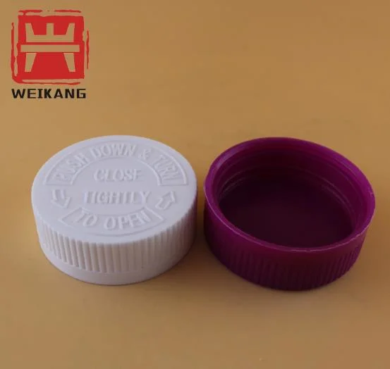 38/410 Plastic Pill Bottle Cap, Plastic CRC Cap, Child Proof