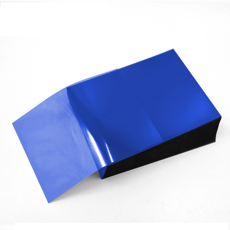 Hot Sale 0.3mm Mazarine Blue Color Rigid PVC Plastic Sheet for Book Cover