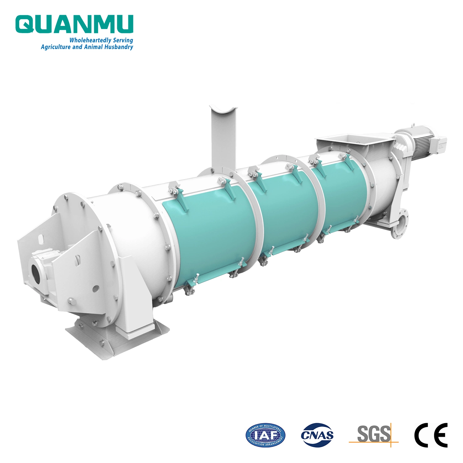 Cattle and Ruminant Animal Feed Paddle Steam Conditioner for Pellet Mill