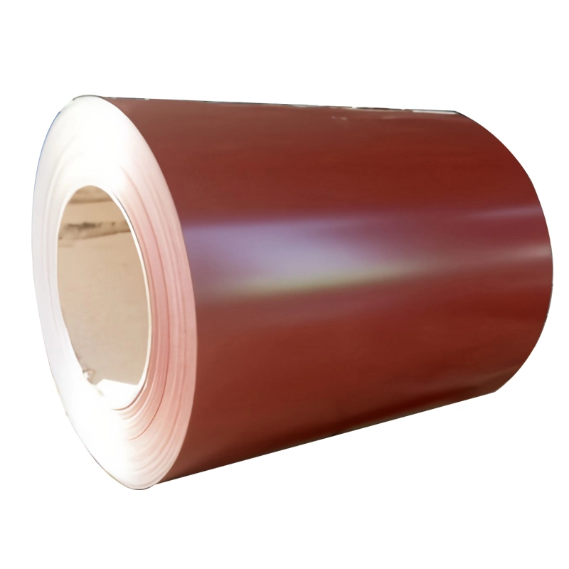 Matériaux de construction de carbobâtiment de haute qualité 0.12 / 0,08 mm couleur laminé à froid Bobine de couverture en acier prépeint PPGI 304 en métal inoxydable Tôle d'acier galvanisé