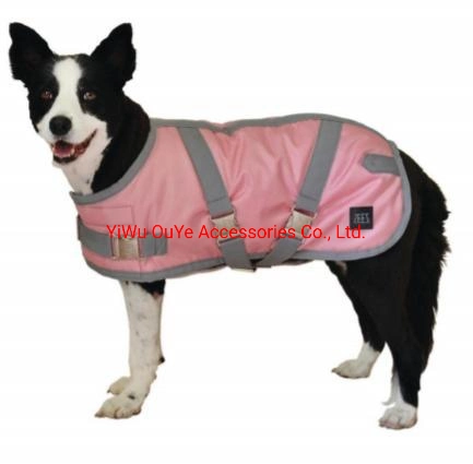 Resistente al agua de alta calidad ajustable de Velcro de la hebilla de metal Windproof chaqueta exterior Accesorios para perro Chaleco ropa ropa para mascotas