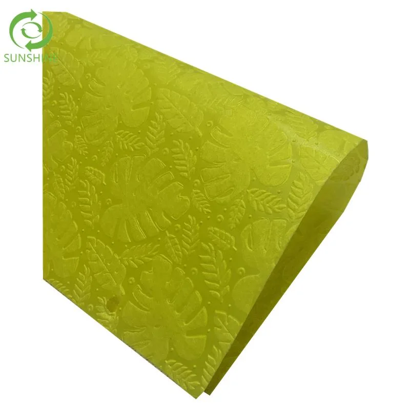 La luz del sol nuevo PP Spunbond relieve Nonwoven Fabric Material de Embalaje de regalo y flores.