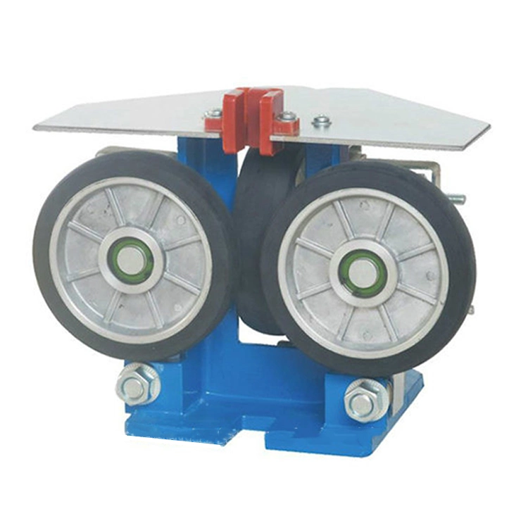 PVC &amp; Iron 1.00-2.00m/S Elevator Nylon Pulley Rolling Guide Shoes