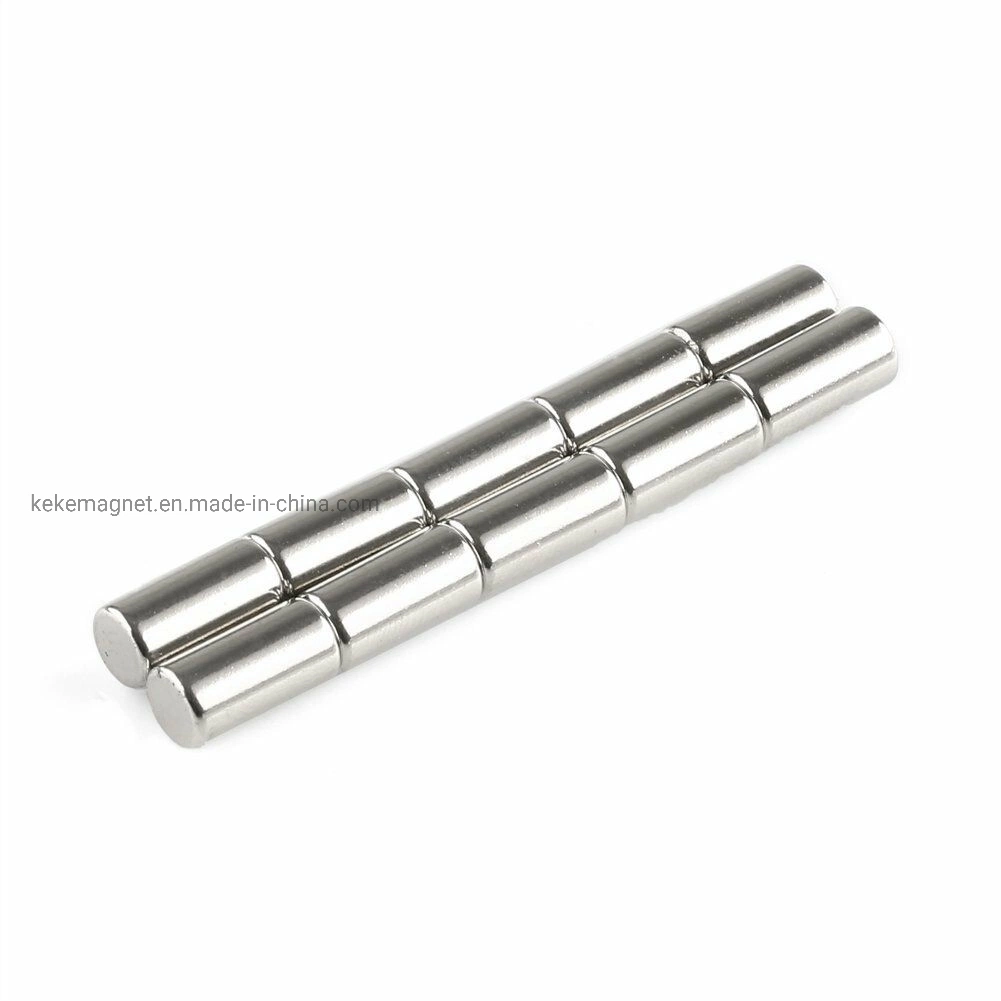 N48 N50 Round NdFeB Rare Earth Magnets with RoHS Approved Neodymium magnets