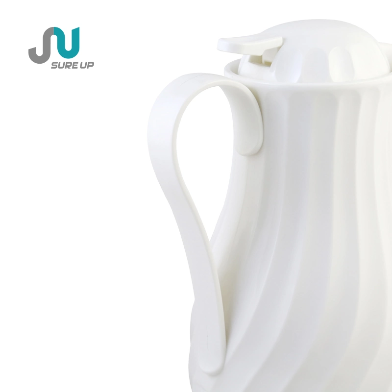 White Coffee Pot Plastic Vacuum Jug