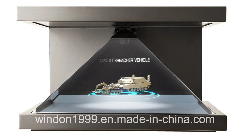 270 Degreee 3D Hologram display Showcase Holobox Holographic Pyramid Advertising Equipment