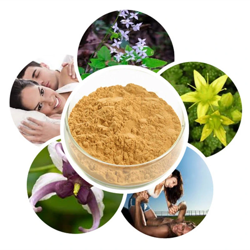 Horny Goat Weed extrait d'alimentation de l'icariine Epimedium Extrait en poudre