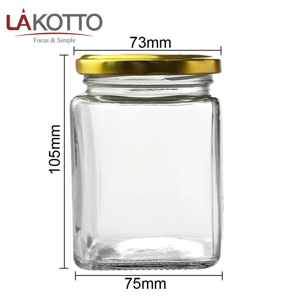 Lakotto Jar Kitchen Tool Cookie Glassware Food Container Glass Pot Tableware Hot Sale
