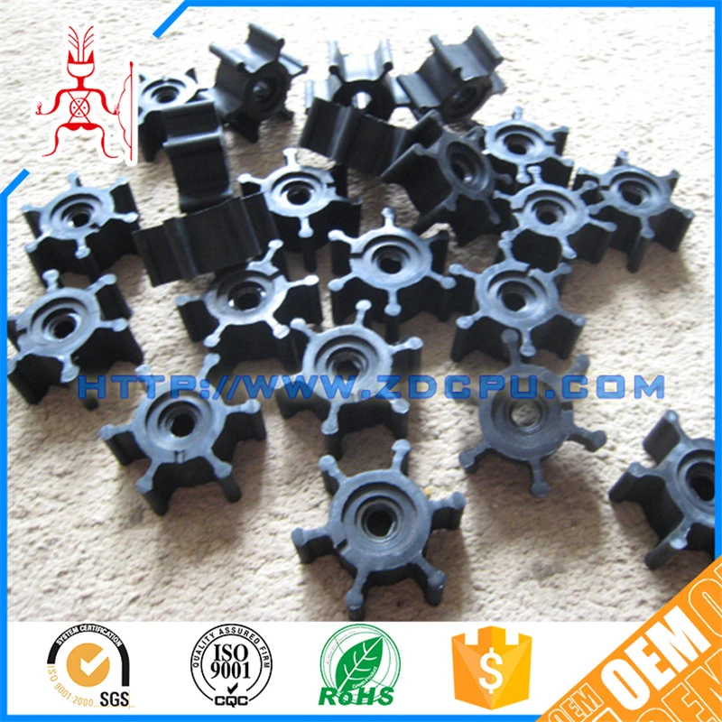 Custom Made Various Size NR Rubber Water Pump Impeller