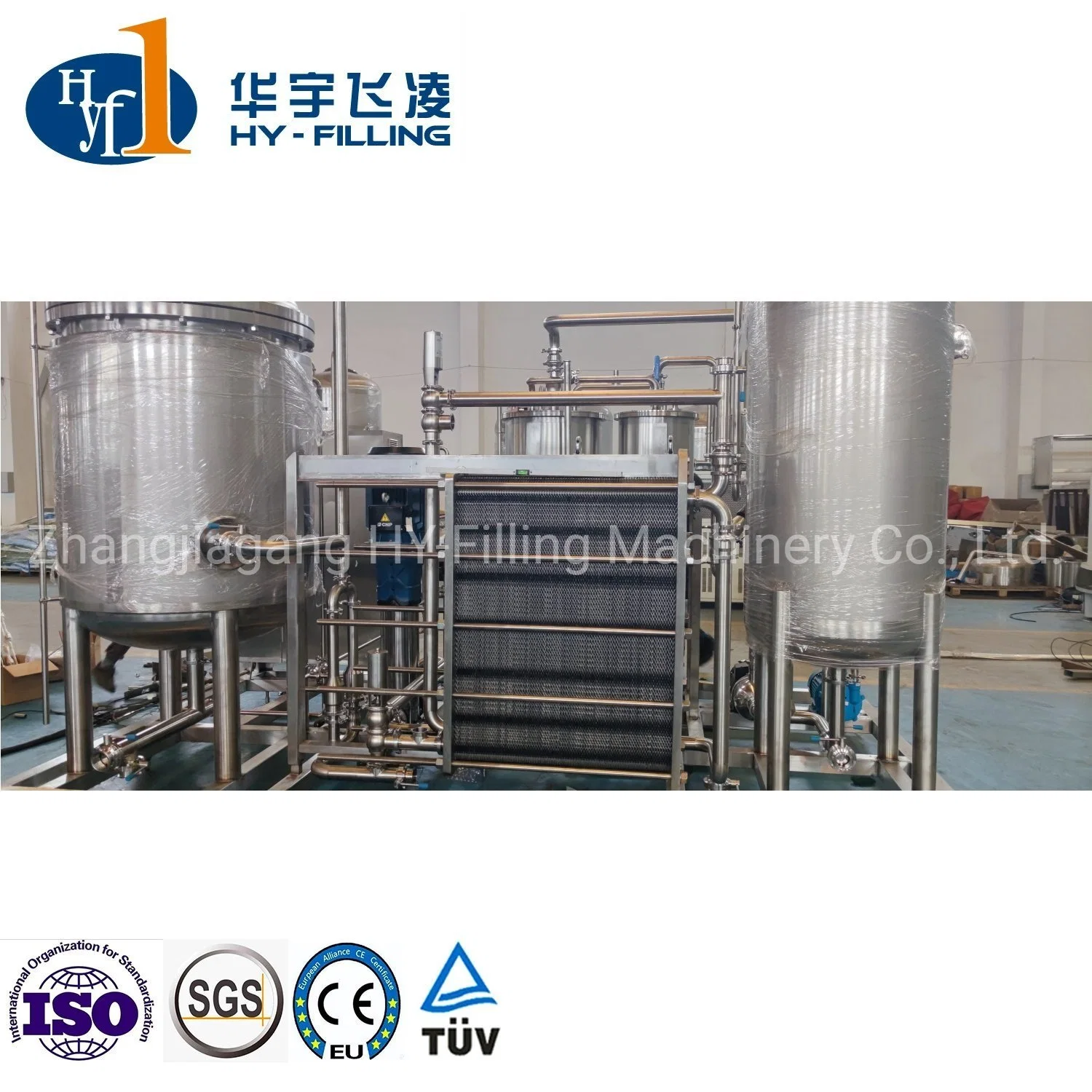 Carnonated Dirnk CO2 Mixer CSD Liquid Beverage Processing Mixing Filling Complete Machine Line