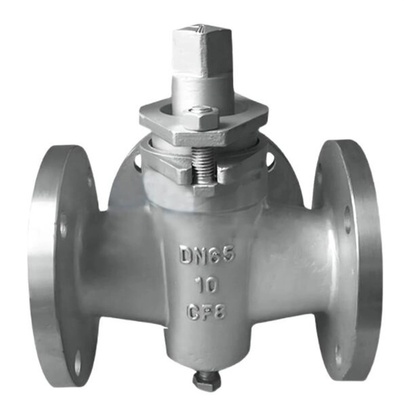 Carbon Steel Soft Sealed Flange End Full Hole Sleeve Plug Valve