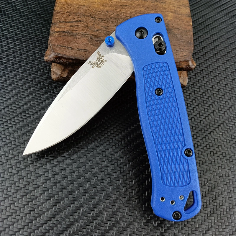 Benchmade 535 Outdoor Satin Plain Drop Point Blade Tactical EDC Camping Survival Knives with Belt Clip Folding Pocket Knife
