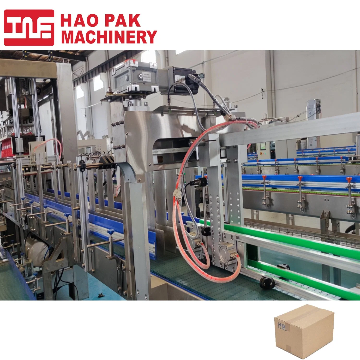 Carton Case Box Packing Line Automatic Strapping Machine Sealing Machine